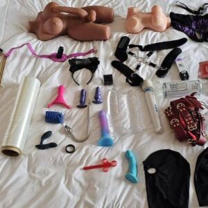 A set of play toys