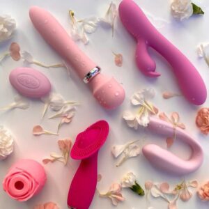 Pink set vibrators